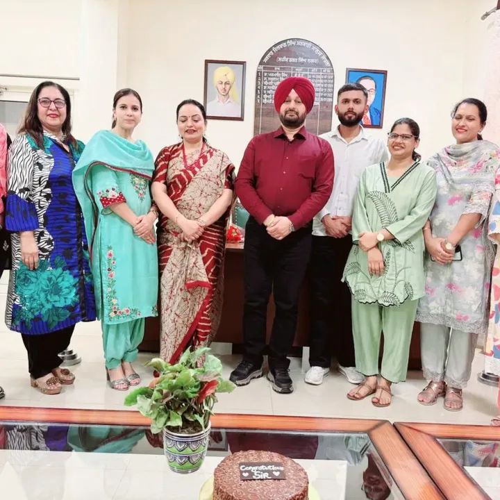 Deputy Director Harjinder Singh takes charge as Principal at Government College Jadla.